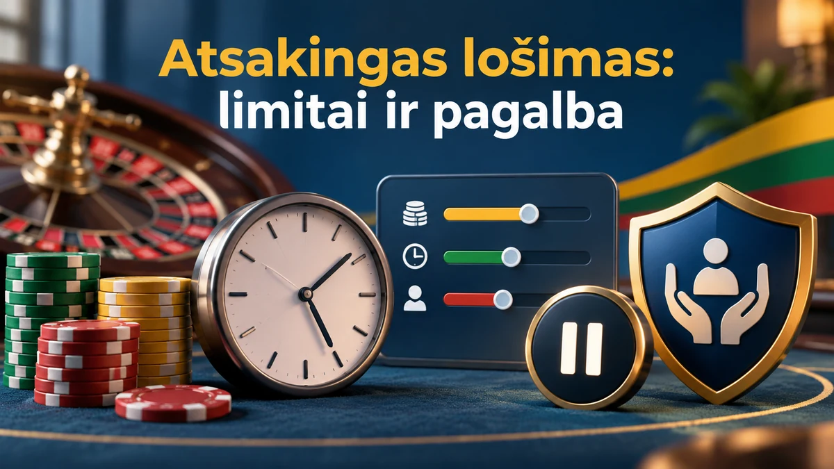 Atsakingas lošimas: limitai ir pagalba