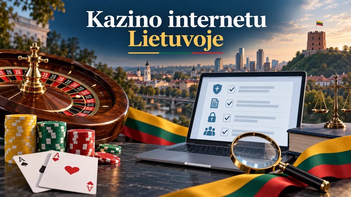 Geriausi kazino internetu Lietuvoje 2026: TOP operatorių sąrašas
