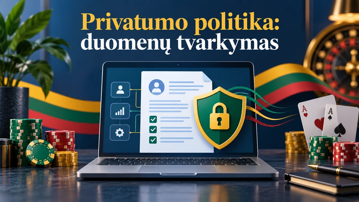 Privatumo politika: duomenų tvarkymas