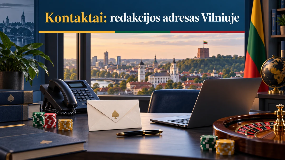 Kontaktai: redakcijos adresas Vilniuje